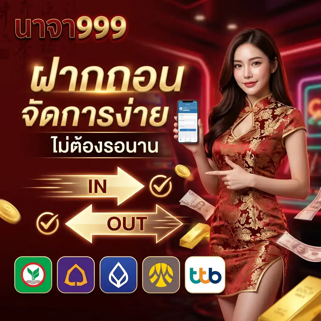 ฝากถอน naja999 จัดการง่าย ไม่ต้องรอนาน